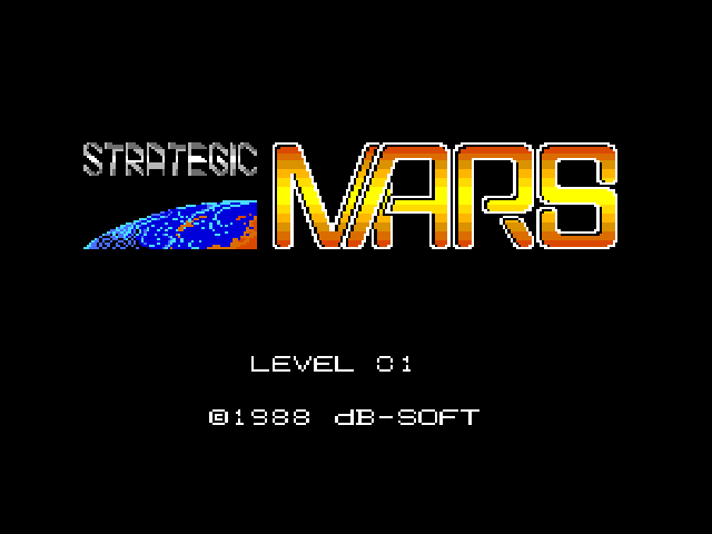 Strategic Mars Title Screen